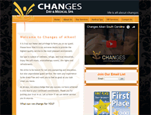 Tablet Screenshot of changesofaiken.com